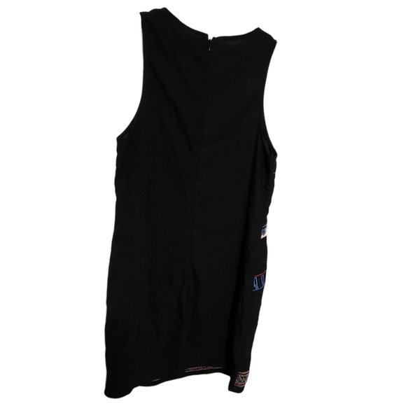 Flying Tomato Black Neon Aztec SouthWest Shift Pencil Short NWOT Dress Sz Small - Picture 7 of 11